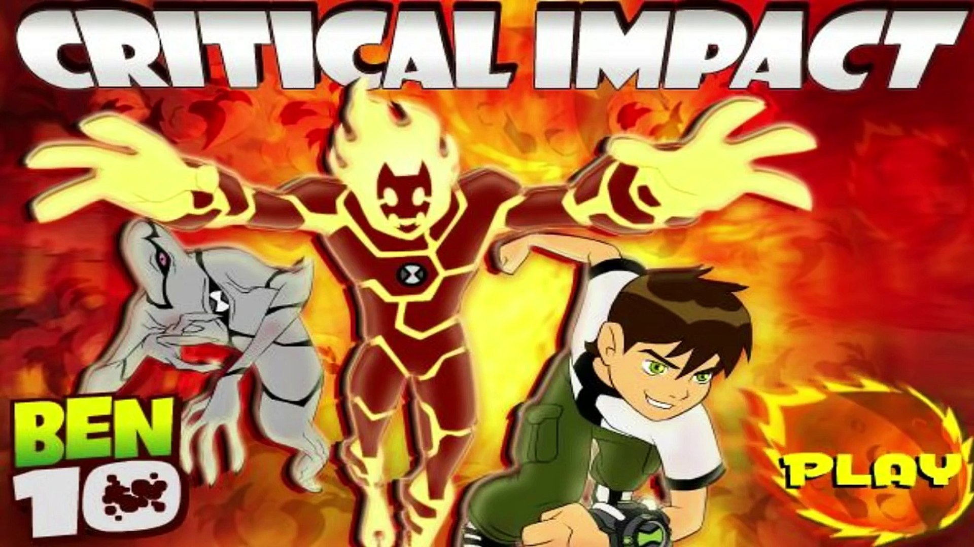 BEN 10 GAMES - CRITICAL IMPACT - CARTOON NETWORK