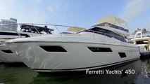 Ferretti Yachts' 450 at Yachts Miami Beach