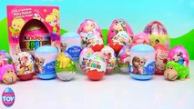 Kinder Surprise Chocolate Eggs Opening Easter Eggs Toys Polly Pocket Disney Elsa & Anna Fr