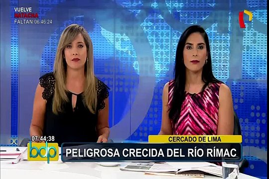 Aumenta caudal en Río Rímac: MML asegura que puentes no presentan riesgo en estructuras