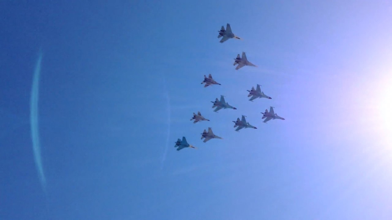 Russian Air Force Air Show ¦ Victory Day Parade in Moscow