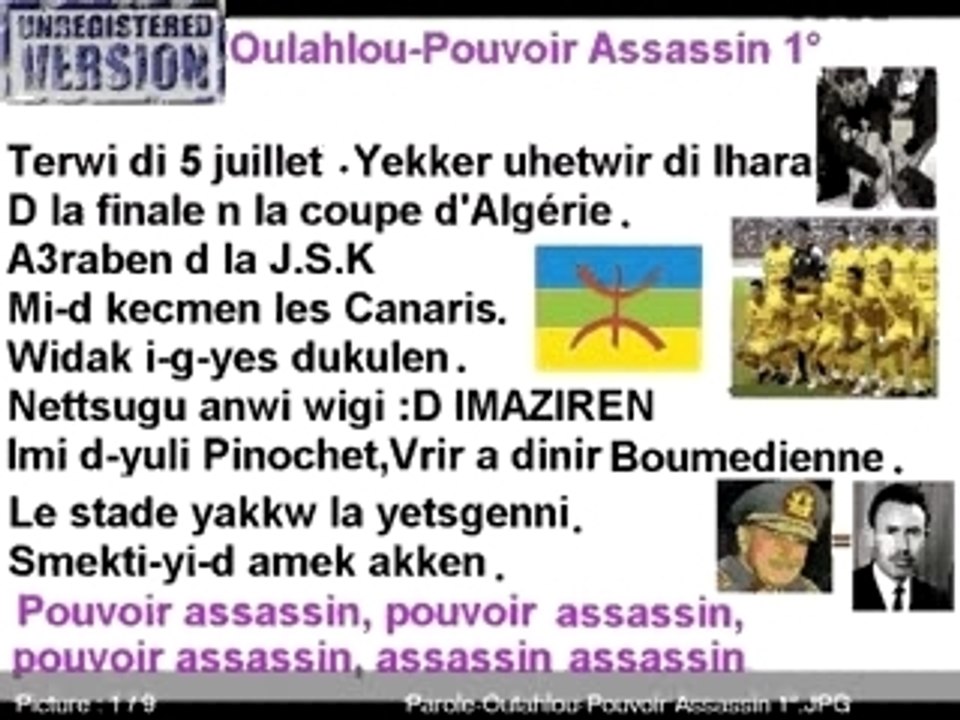 Oulahlou-Pouvoir Assassin (Parole)