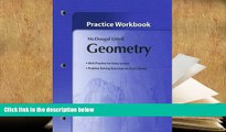 Popular Book  Holt McDougal Larson Geometry: Practice Workbook  For Full