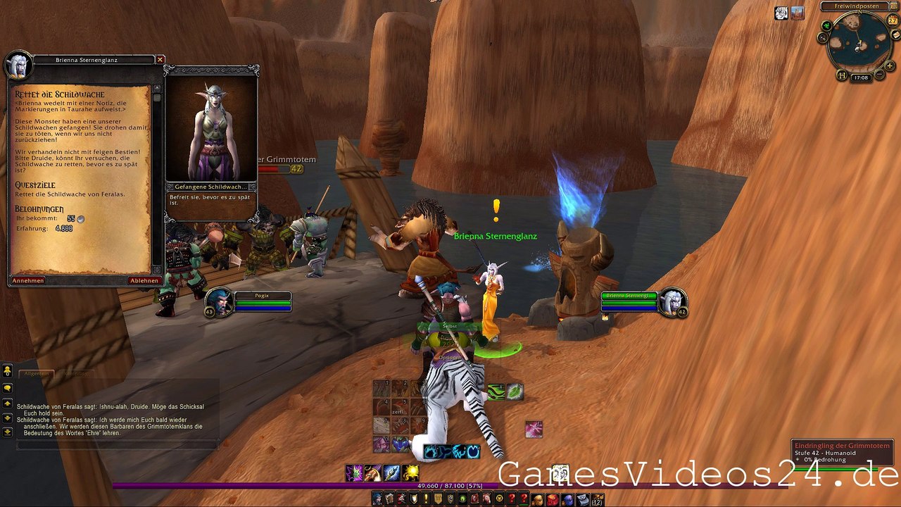 World of Warcraft Quest: Rettet die Schildwache