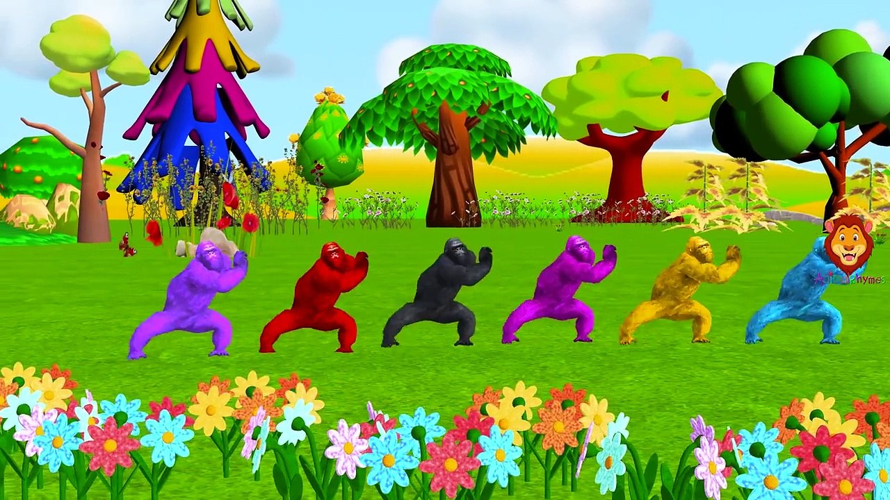 Crazy Gorilla Finger family | Nursery Rhymes for Children | Finger Family Songs