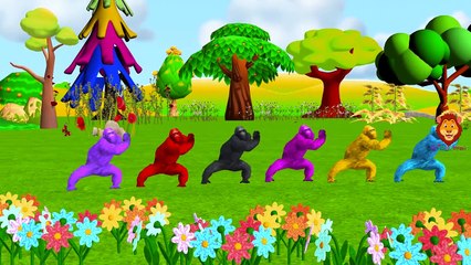 Crazy Gorilla Finger family | Nursery Rhymes for Children | Finger Family Songs