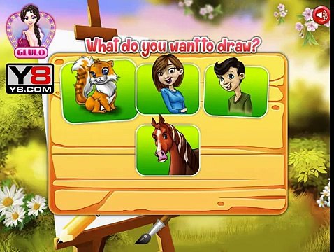 Congelados Elsa Profesor de Dibujo de la Pintura de los Animales de Disney Frozen la Película de dibujos animados de Juego para Niños