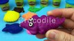 Learn Names of SEA ANIMALS And COLORS/Play doh WHALES Hidden surprise Animals/ Kids Learni