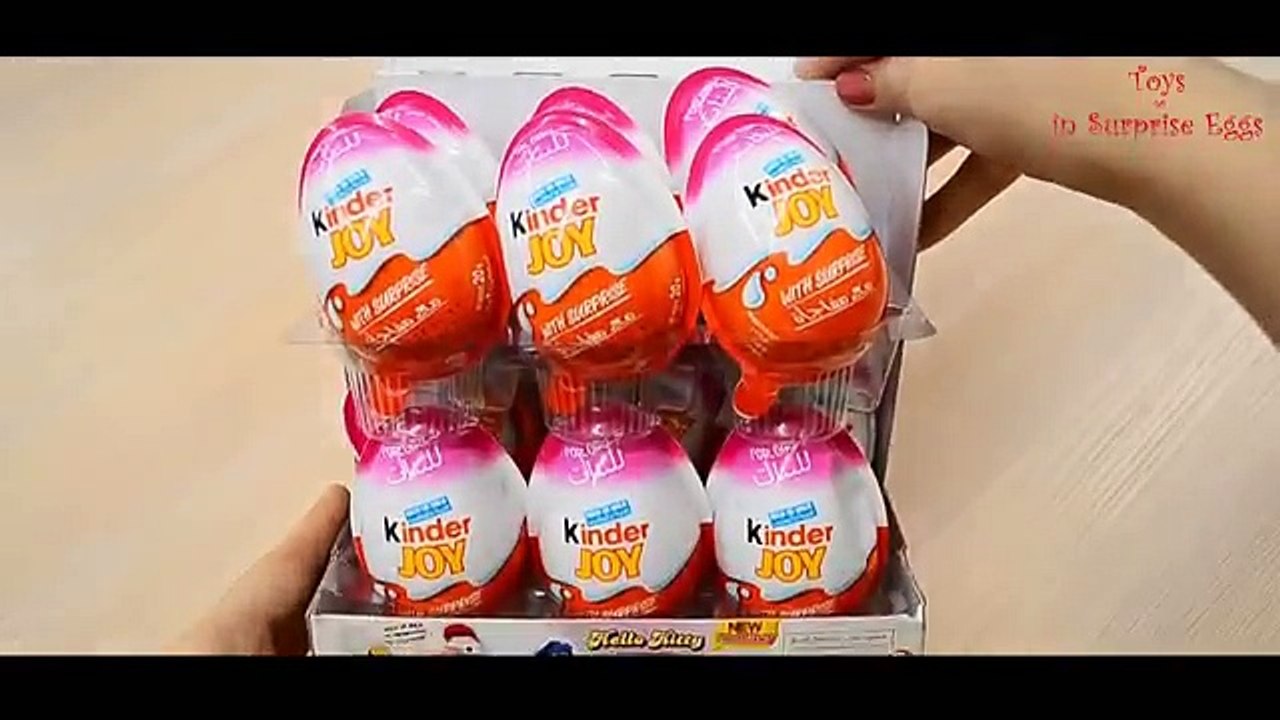 Новинка! СЮРПРИЗЫ Киндер Джой для девочек Хелло Китти 2017! Unboxing Kinder Joy Hello Kitt