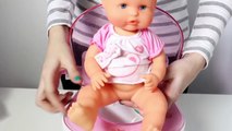 Baby Doll Magic Potty Training Poops & Pees Baby Born Doll Potty Time Toy Toilet Toy Video