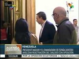 Venezuela: Zapatero y Maduro analizan reactivación del diálogo