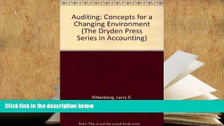 Popular Book  Auditing: Concepts for a Changing Environment (The Dryden Press Series in
