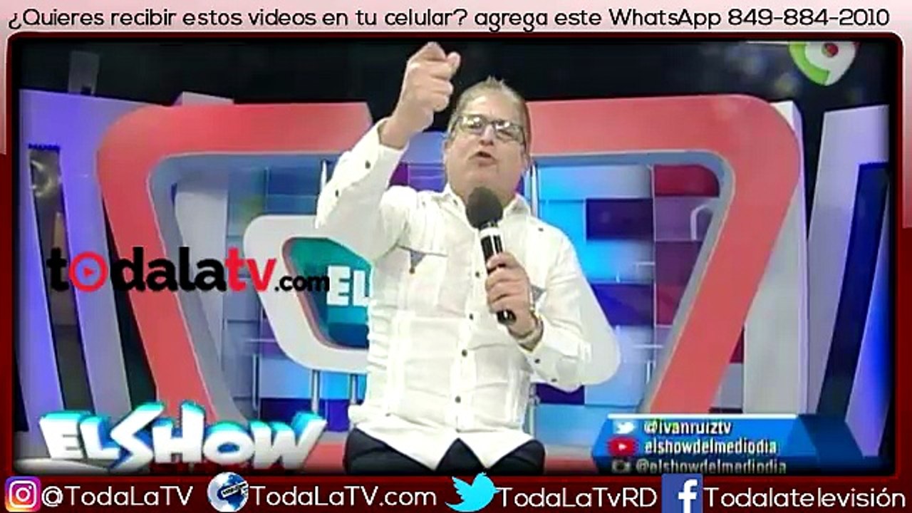 Ivan Ruiz: "Danilo Medina, es ahora o nunca hable sobre lo que los dominicanos queremos oír"-El Show Del Mediodía-Video