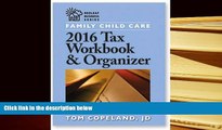 Popular Book  Family Child Care 2016 Tax Workbook and Organizer (Redleaf Business)  For Kindle