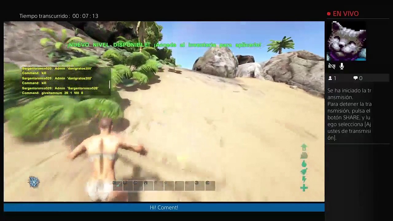 Transmisión de PS4 en vivo Ark,Cambio De Vida Sargento (10)