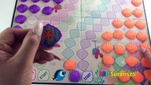 ELSA Disney FINDING DORY Matching Shell Collecting Game Learn Color Counting Minnie Egg Su