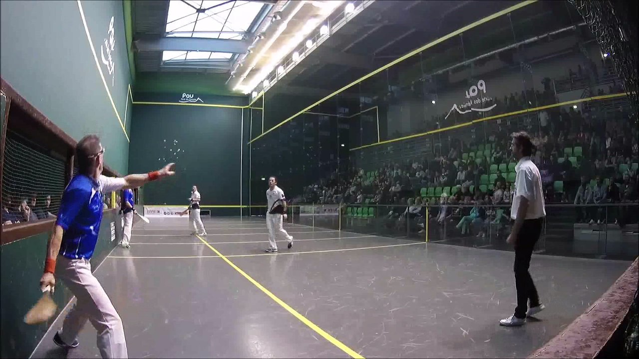 Finale Nat.B Gomme Trinquet - Billère (Oncins et Inchaurraga) contre Bardos (J et B Abad)