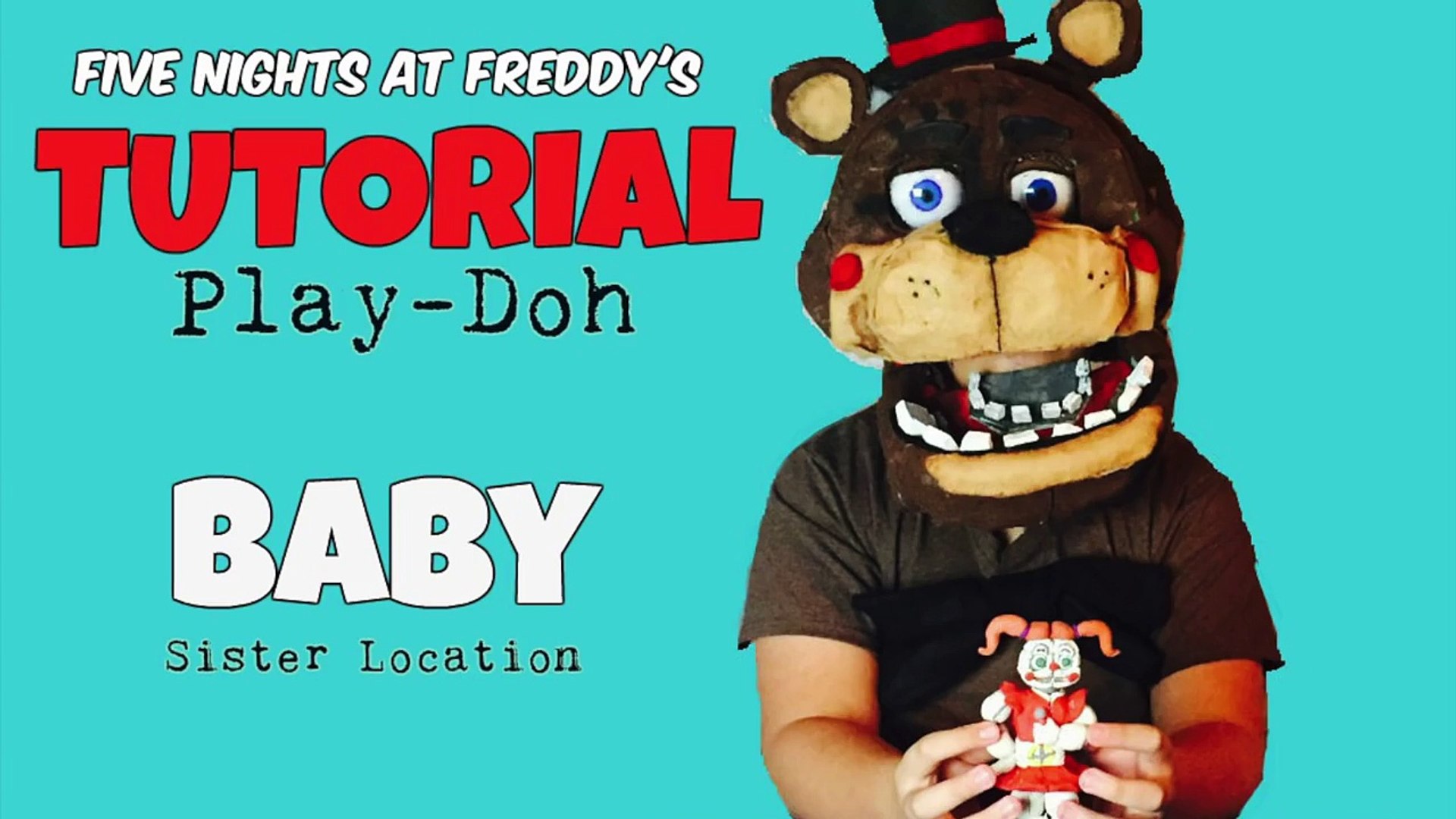 Circus Baby Doll Fnaf Sister Location Inspired Polymer Clay Tutorial Five Nights At Fre Dailymotion Video