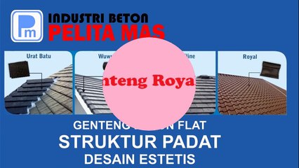 genteng beton flat, genteng flat, jual genteng beton