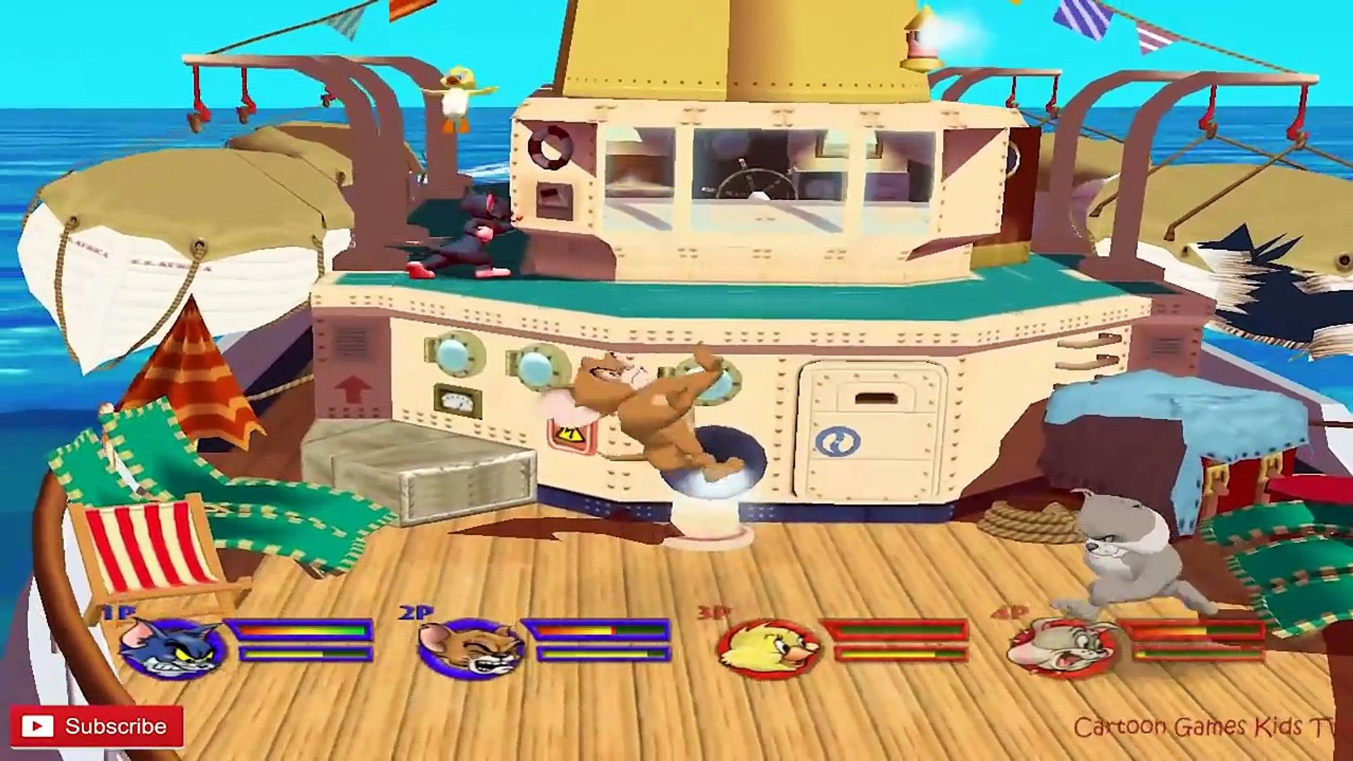 Tom and Jerry War of the Whiskers / Jerry and Monster Jerry Team / Cartoon Games Kids TV
