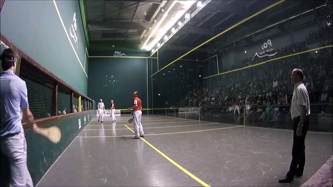 Finale Nat A Trinquet St Jean de Luz (AmestoySuzanne) contre Pau (Laberdesque/Hourcourigaray)