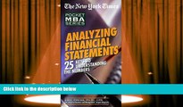 Popular Book  The New York Times Pocket MBA Series:  Analyzing Financial Statements  For Online