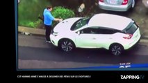 Un homme armé surpris… en train de dessiner des pénis sur des voitures ! (vidéo)