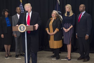 Trump denounces anti-Semitism, racism at African American History Museum
