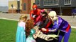 #5 ● Funny Superhero video! Ariel Magic carpet race w- superheroes vs villains in real life w- spiderman