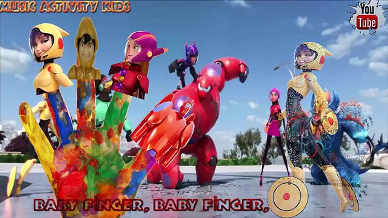 Big Hero 6 Finger Family Collection Songs kids party