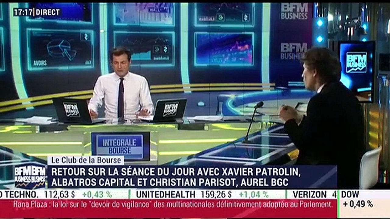 Le Club de la Bourse: Xavier Patrolin, Christian Parisot et Frédéric Rozier - 21/02