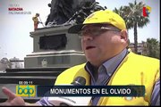 Monumentos a héroes nacionales se encuentran en estado deplorable