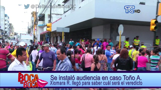 Se instaló audiencia en caso Toño A. Xiomara R. llegó para saber cuál será el veredicto