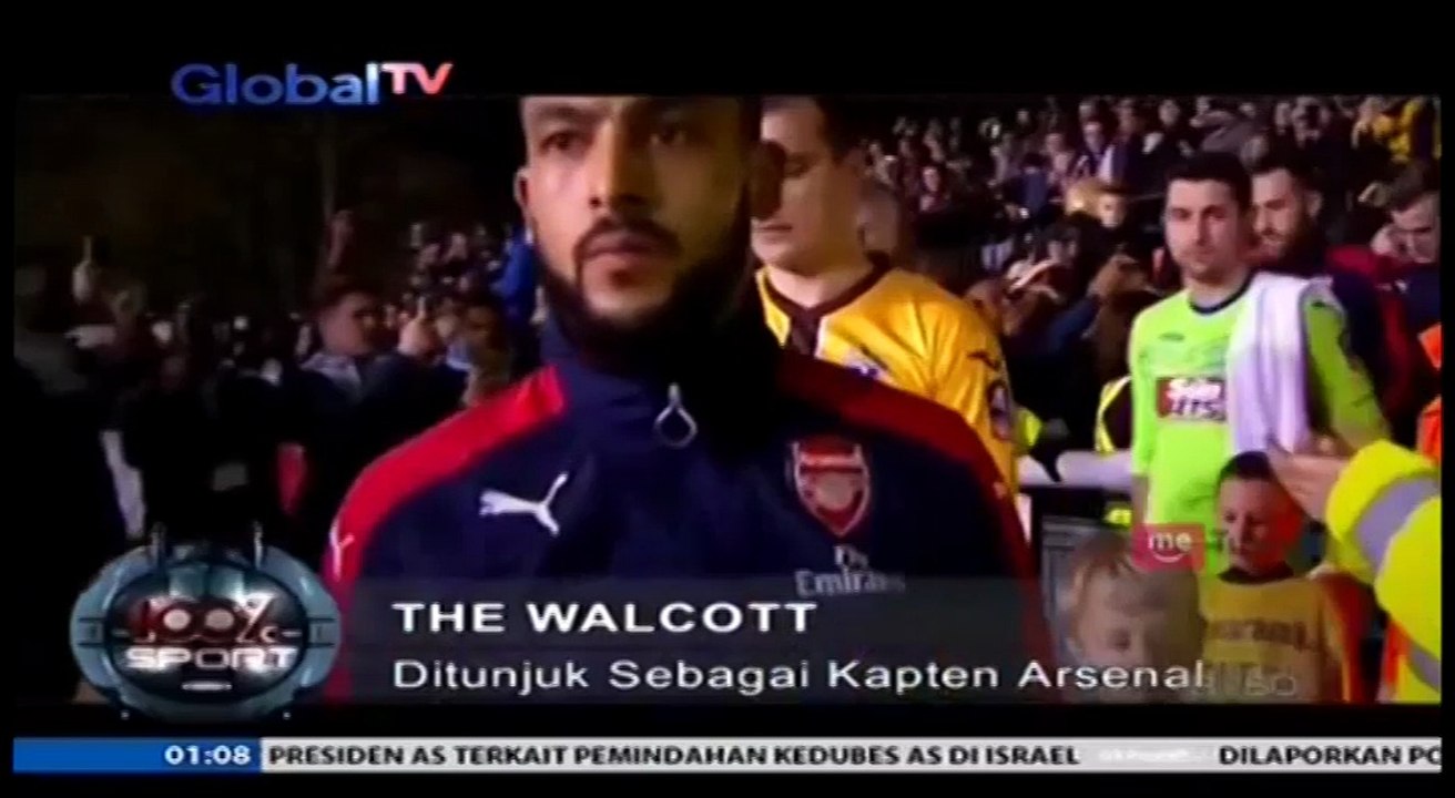 Theo Walcott Jadi Bintang Saat Arsenal Hadapi Sutton United