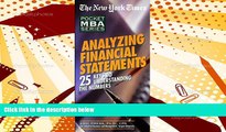 Popular Book  The New York Times Pocket MBA Series:  Analyzing Financial Statements  For Kindle