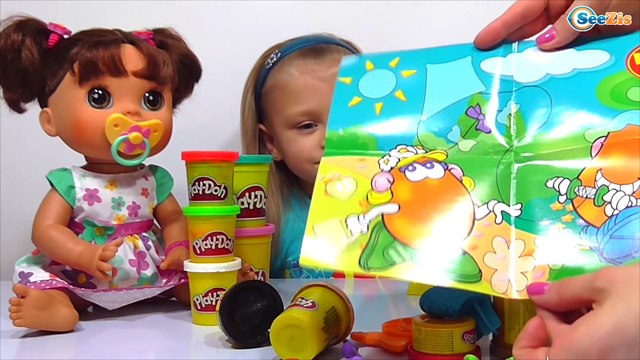 ✔ Doll Alive с Ярославой делают из Плей До героев мультфильма История игрушек / Play Doh Toy Story ✔