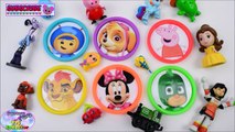 Aprender los Colores Disney Nick Jr Umizoomi PJ Máscaras de Dora Juguetes de Play Doh Huevo Sorpresa de Juguetes y Coll