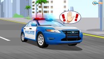 Mega Power Police Car And Tow Truck Cars Cartoon Animation Episode for kids
