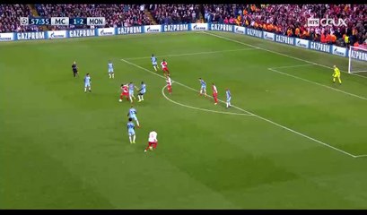 Sergio Aguero Goal HD - Manchester City 2-2 Monaco - 21.02.2017
