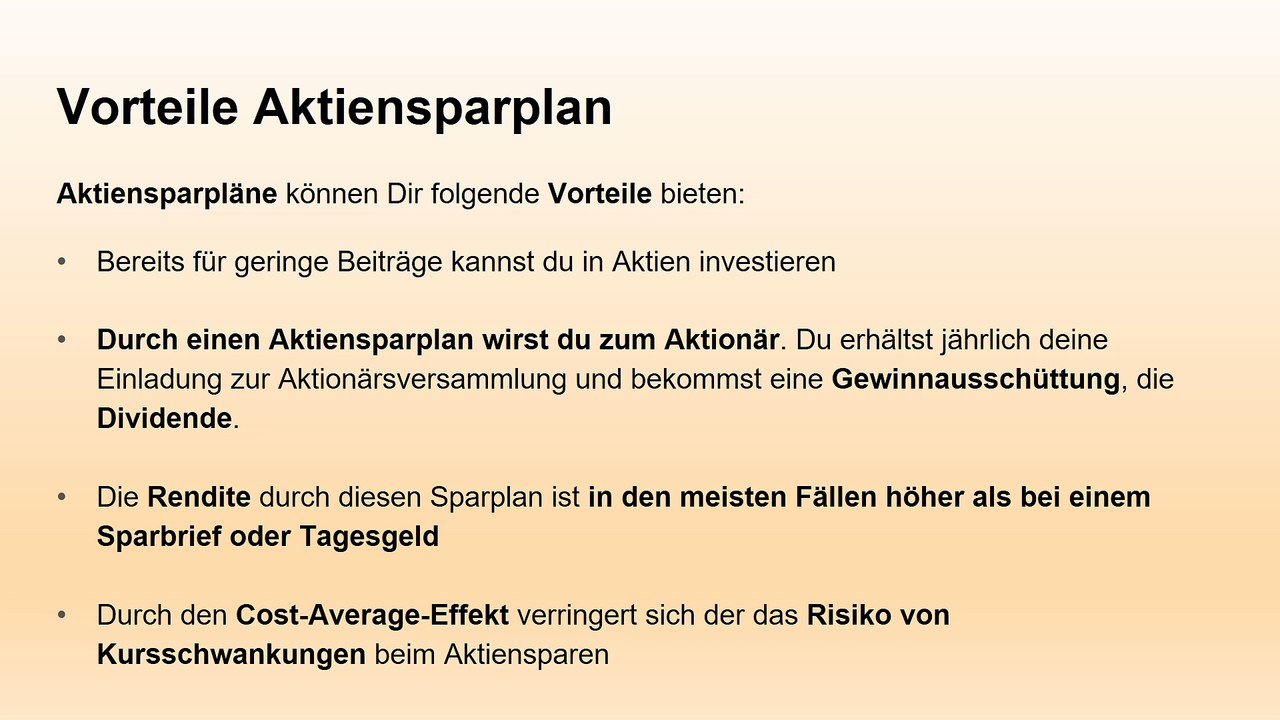 Aktiensparplan