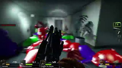 Left 4 Dead 2 - Raptors VS Teletubbies! (Mods) Part 2 of 2