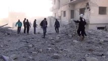 Esed Rejimi Idlib'te Yerleşim Yerini Bombaladı