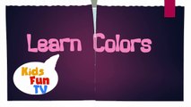 Learn colors Rainbow Popsicle ice Cream Kids fun Videos Learning colours with Mr.Bull Cart