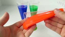 Slime clay SURPRISE bottles with frozen toys videos for children