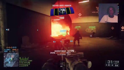 Battlefield 4 kills goin Up!   ps4camera