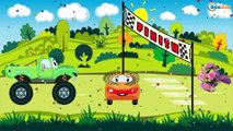 Tractor y Camión para niños | Carros infantiles - Caricatura de carros | Camiónes infantiles