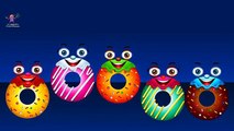Nursery Rhymes: Donuts Cartoon Singing Finger Family Rhymes for Children Kids and Babies