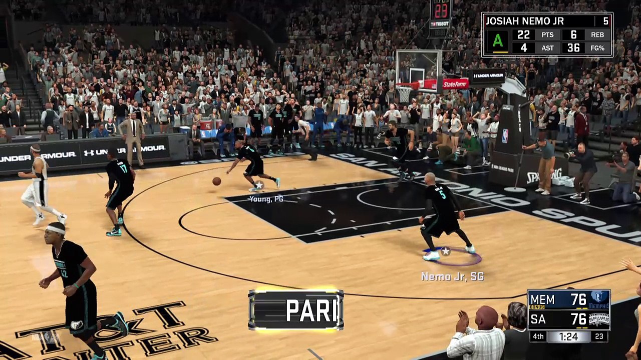 NBA 2K17 #clutch #dunkofthenite