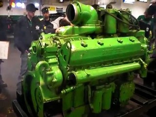Amazing 2 Stroke V12 Detroit Diesel - Repaired and Start Up