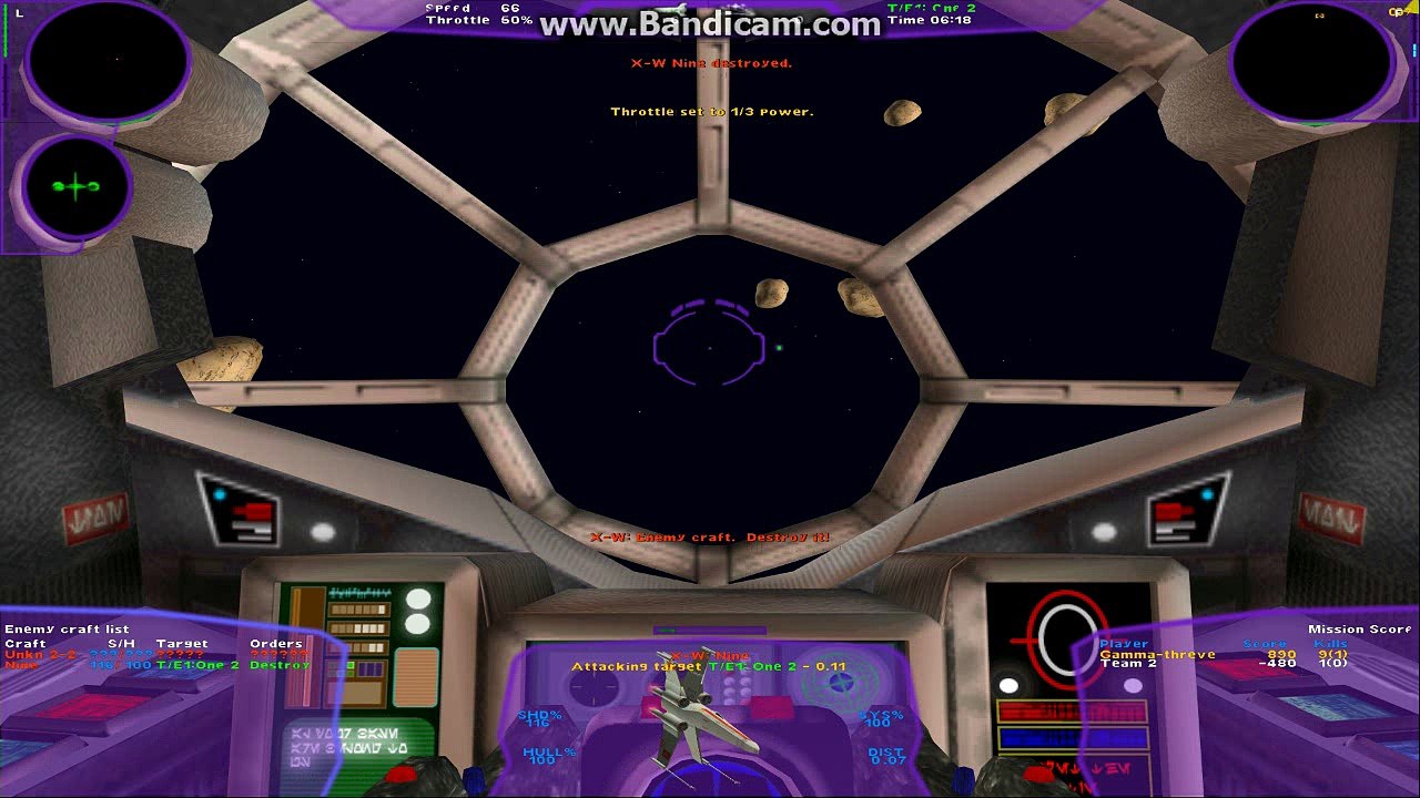 Skirmish: TIE X/1 Bizarro vs. X-Wings (Star Wars: X-Wing Alliance)